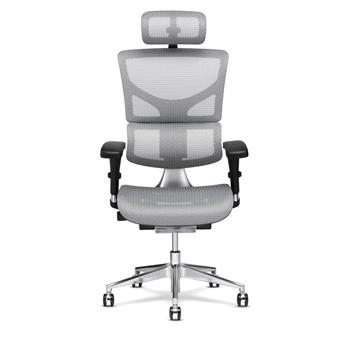 X-Chair X2 Elemax Cooling Heating and Massage Management Chair with Headrest, White