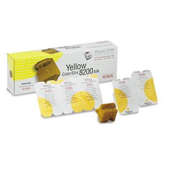 Xerox 016204700 Solid Ink Stick, 1400 Page-Yield, 5/Box, Yellow