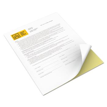 Xerox&#174; Bold Digital Carbonless Paper, 8 1/2 x 11, White/Canary, 5,000 Sheets/CT