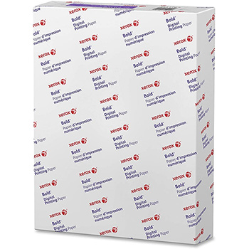 Xerox&#174; Bold™ Digital Printing Paper, 30% Recycled, 100 lb. Cover, 8 1/2&quot; x 11&quot;, White, 1500/CT