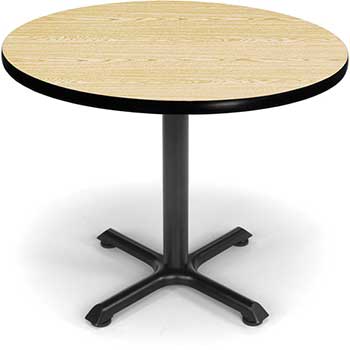 OFM XT36RD-OAK Round Multi-Purpose Table, 36&quot;, Oak