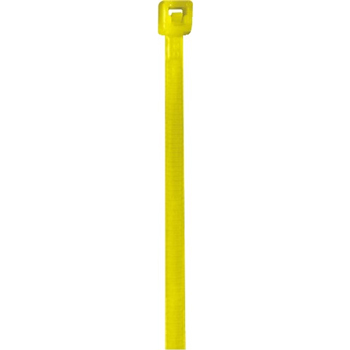 W.B. Mason Co. Colored Cable Ties, 18#, 4&quot;, Yellow, 1000/CS