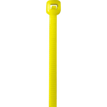 W.B. Mason Co. Colored Cable Ties, 50#, 14&quot;, Yellow, 1000/CS