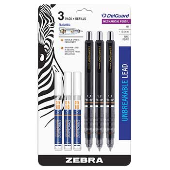 Zebra&#174; Mechanical Pencil, 0.5 mm, Black