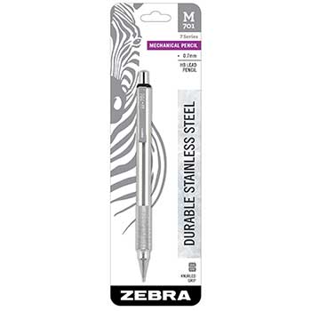 Zebra&#174; M-701 Steel Mechanical Pencil, 0.7 mm, HB