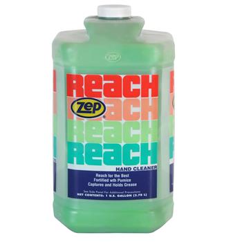 Zep Reach Industrial Strength Hand Cleaner, 1 Gallon, Green, 4/Case