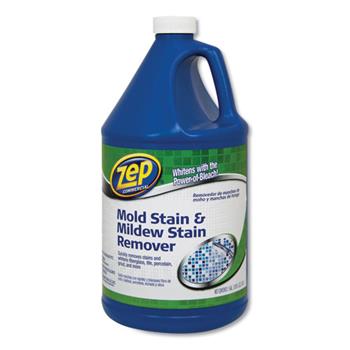 Zep Commercial Mold Stain and Mildew Stain Remover, 1 gal, 4/Carton