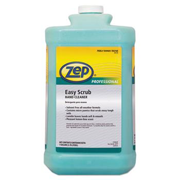 Zep Professional&#174; Industrial Hand Cleaner w/Scrubbing Beads, Lemon, 128 oz Pump Bottle, 4/Carton