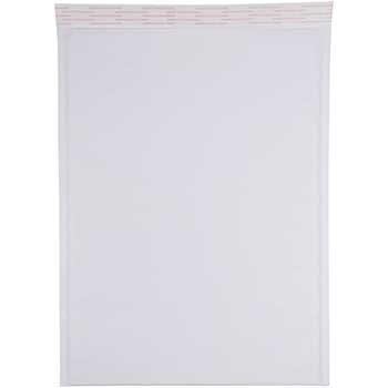JAM Paper Bubble Lite Padded Mailers, 12 1/2&quot; x 17 1/2&quot;, White Kraft, 25/Pack