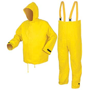 MCR Safety Hydroblast 2 Piece Suit, Yellow, 2XL