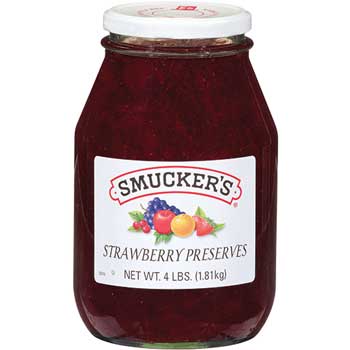 Smucker&#39;s Strawberry Preserves, 4 lb., 6/PK