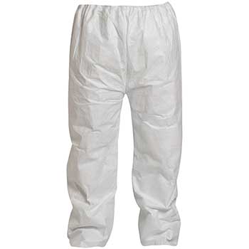 DuPont Tyvek&#174; 400 Pants, Open Ankles, White, Large, 50/CS