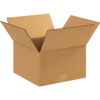 W.B. Mason Co. Corrugated Boxes, 12&quot; x 12&quot; x 7&quot;, Kraft, 25/Bundle