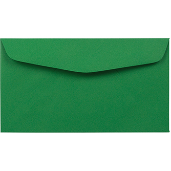 JAM Paper #6 3/4&quot; Business Premium Envelopes, 3 5/8&quot; x 6 1/2&quot;, Green Recycled, 1000/CT