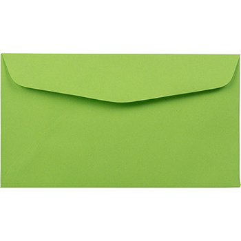 JAM Paper #6 3/4&quot; Business Premium Envelopes, 3 5/8&quot; x 6 1/2&quot;, Citrus Lime, 1000/CT