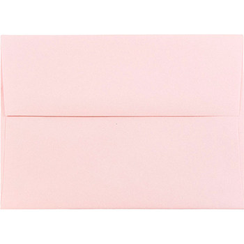 JAM Paper A6 Premium Invitation Envelopes, 4 3/4&quot; x 6 1/2&quot;, Baby Pink, 250/CT