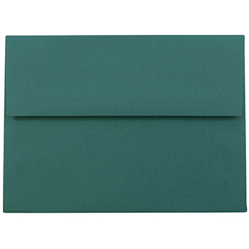 JAM Paper A6 Premium Invitation Envelopes, 4 3/4&quot; x 6 1/2&quot;, Teal, 250/CT