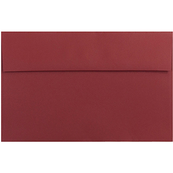 JAM Paper A10 Premium Invitation Envelopes, 6&quot; x 9 1/2&quot;, Dark Red, 250/CT