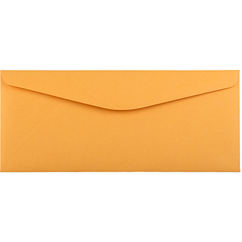 JAM Paper #11 Recycled Envelopes, 4 1/2&quot; x 10 3/8&quot;, Brown Kraft Manila, 25/PK