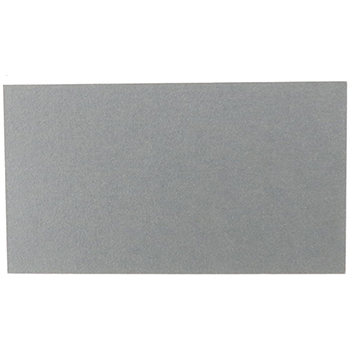 JAM Paper Blank Flat Note Cards, 2&quot; x 3.5&quot;, Silver Metallic Stardream, 500 Cards/Box