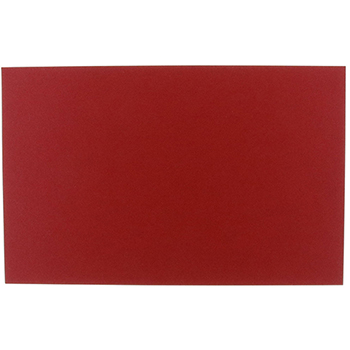 JAM Paper Blank Flat Note Cards, 5 3/4&quot; x 9&quot;, Jupiter Red Stardream, 25/PK
