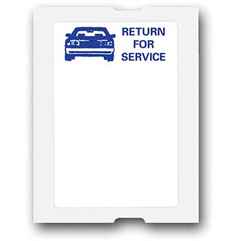 Auto Supplies Label, Light Adhesive, Blue Car, For 5 in 1, 500/RL