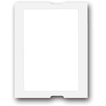 Auto Supplies Label, Light Adhesive, Blank, White, For 5 in 1, 500/RL