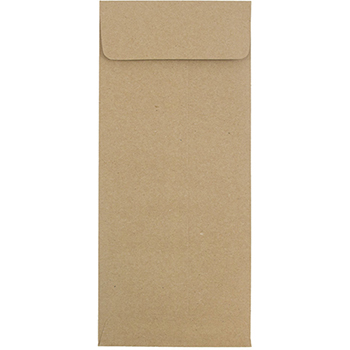 JAM Paper #12 Policy Business Premium Envelopes, 4 3/4&quot; x 11&quot;, Brown Kraft Paper Bag, 500/CT