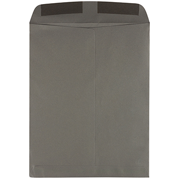 JAM Paper Open End Catalog Premium Envelopes, 10&quot; x 13&quot;, Dark Grey, 50/PK