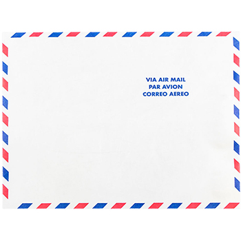 JAM Paper Tyvek&#174; Tear-Proof Open End Catalog Envelopes, 10&quot; x 13&quot;, White Airmail, 500/CT