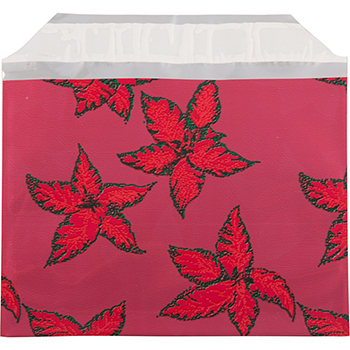 JAM Paper Booklet Premium Foil Envelopes with Self Adhesive Closure, 5&quot; x 6 1/8&quot;, Red Holly, 100/BX