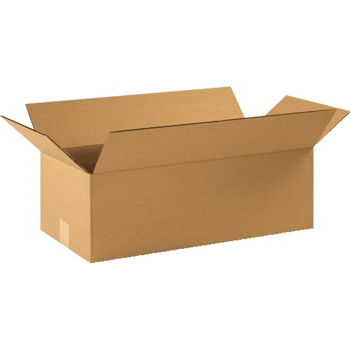 W.B. Mason Co. Corrugated Boxes, 22&quot; x 10&quot; x 6&quot;, Kraft, 25/Bundle