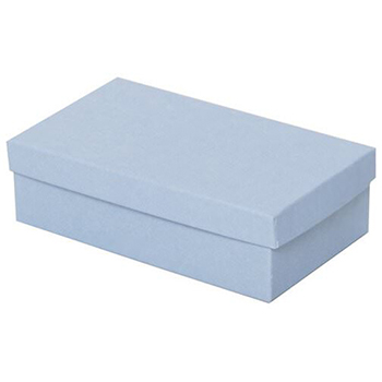 JAM Paper Two Piece Jewelry Box Gift Set, 3 1/2&quot; x 6 x 1 3/4&quot;, Baby Blue, 100/PK