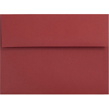 JAM Paper A7 Premium Invitation Envelopes, 5 1/4&quot; x 7 1/4&quot;, Dark Red, 250/CT