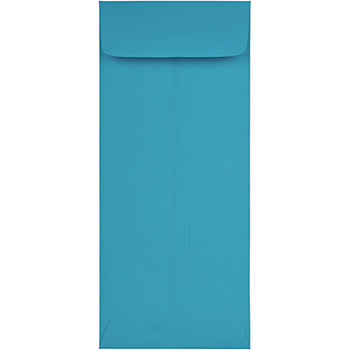 JAM Paper #11 Policy Colored Envelopes, 4 1/2&quot; x 10 3/8&quot;, Blue Recycled, 500/CT