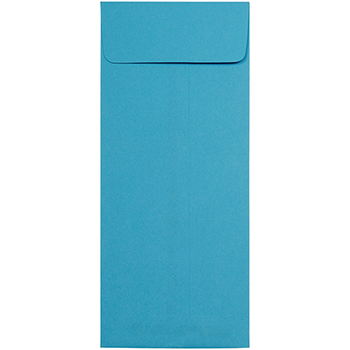 JAM Paper #12 Policy Business Colored Envelopes, 4 3/4&quot; x 11&quot;, Blue Recycled, 500/CT