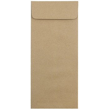 JAM Paper #14 Policy Premium Envelopes, 5&quot; x 11 1/2&quot;, Brown Kraft Paper Bag, 500/CT