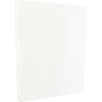JAM Paper Glossy Cardstock, 80 lb, 6&quot; x 9&quot;, White, 50 Sheets/Pack
