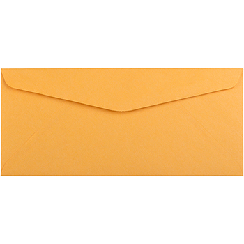 JAM Paper #10 Business Commercial Envelopes, 4 1/8&quot; x 9 1/2&quot;, Brown Kraft Manila, 1000/PK