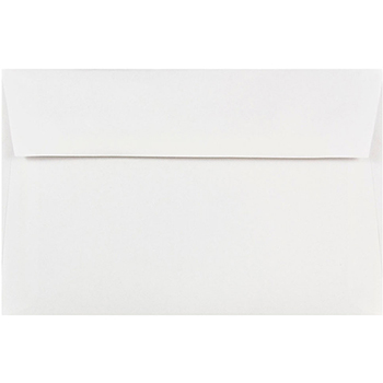JAM Paper A9 Invitation Envelopes, 5 3/4&quot; x 8 3/4&quot;, White, 500/BX