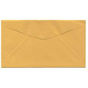 JAM Paper #6 3/4&quot; Premium Commercial Envelopes, 3 5/8&quot; x 6 1/2&quot;, Goldenrod Orange, 1000/CT