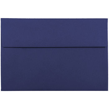 JAM Paper A8 Premium Invitation Envelopes, 5 1/2&quot; x 8 1/8&quot;, Presidential Blue, 250/CT