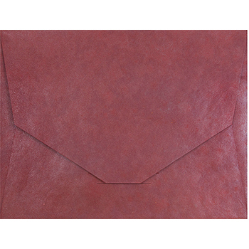JAM Paper Booklet Handmade Envelopes, 10&quot; x 13&quot;, Red
