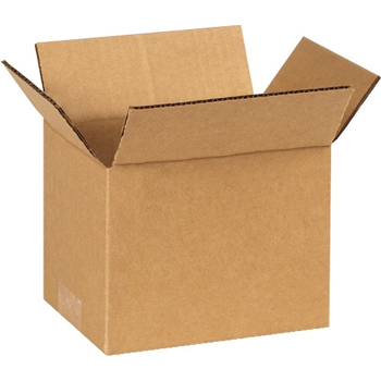 W.B. Mason Co. Corrugated boxes, 7&quot; x 5&quot; x 5&quot;, Kraft, 25/BD