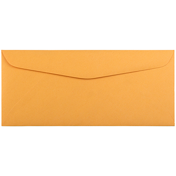 JAM Paper #12 Recycled Envelopes, 4 3/4&quot; x 11&quot;, Brown Kraft Manila, 25/PK