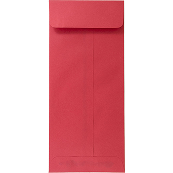 JAM Paper #12 Policy Business Colored Envelopes, 4 3/4&quot; x 11&quot;, Red Recycled, 500/CT
