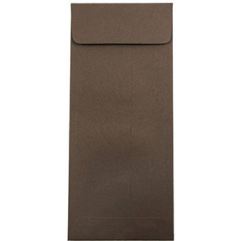 JAM Paper #12 Policy Business Premium Envelopes, 4 3/4&quot; x 11&quot;, Chocolate Brown Recycled, 500/CT