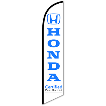 Auto Supplies Swooper Banner, Honda Certified