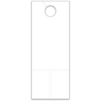 Auto Supplies Mirror Hang Tag with 2 Bottom Tickets, Blank, 250/PK