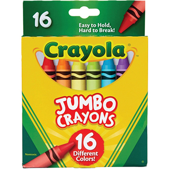 Crayola Jumbo Crayons, 16/PK